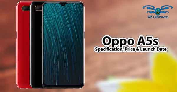 oppo a50s specification