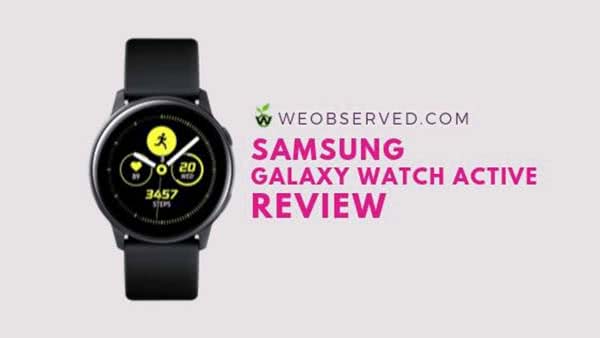 Samsung Galaxy Watch Active Review