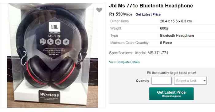 Bluetooth Headphone 771c