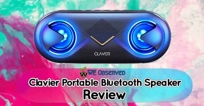 Clavier Portable Bluetooth Speaker Review