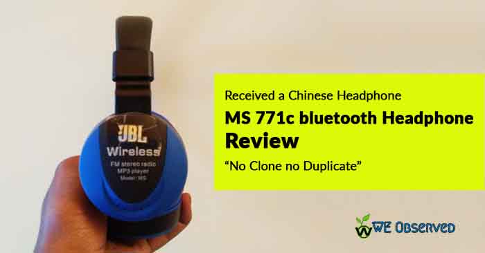 JBL MS 771c Bluetooth Headphone Review