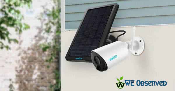 REOLINK Argus Eco+Solar Panel Outdoor Solar Battery Powered Security Camera System