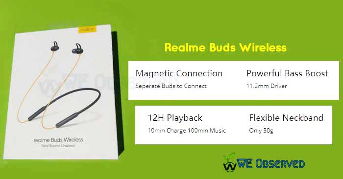 Realme Buds Wireless Specs and Price