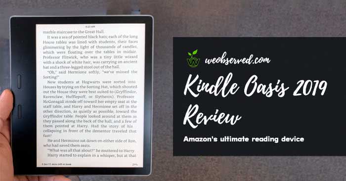 Amazon Kindle Oasis 2019 Review