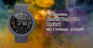 amazfit verge lite review