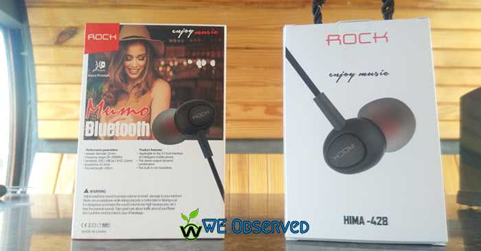 Rock mumo wireless discount earphone