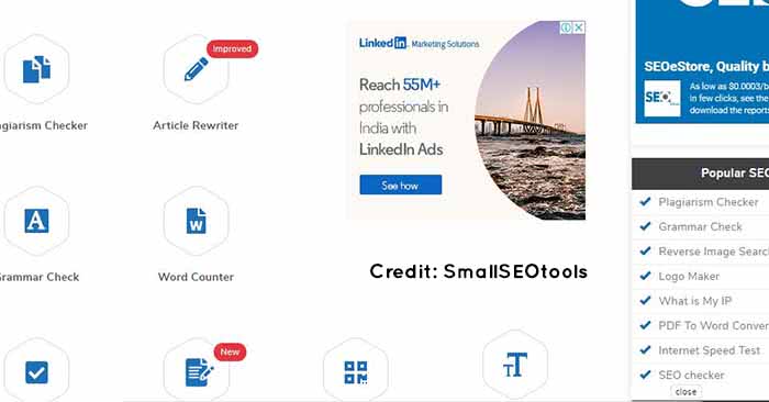 SmallSEOTools Online Tool Websites