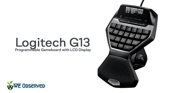Logitech G13 Programmable Gameboard With LCD Display