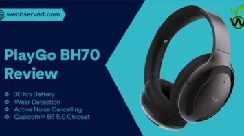 Playgo BH70 Review Active Noise Cancelling Wireless Headphones