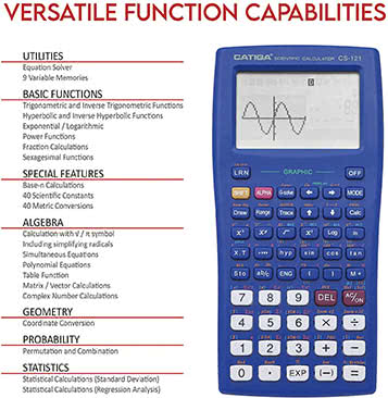 CATIGA CS121 Graphing Calculator