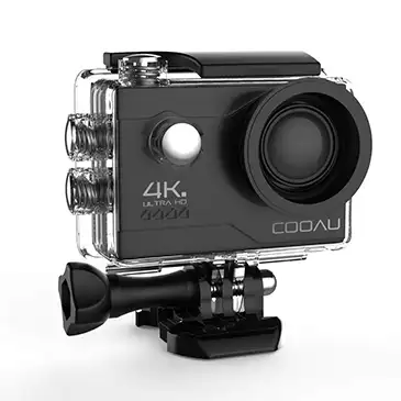 COOAU 4K 20MP Action Camera With Remote Control