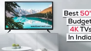 Best 50" Budget 4K TVs In India