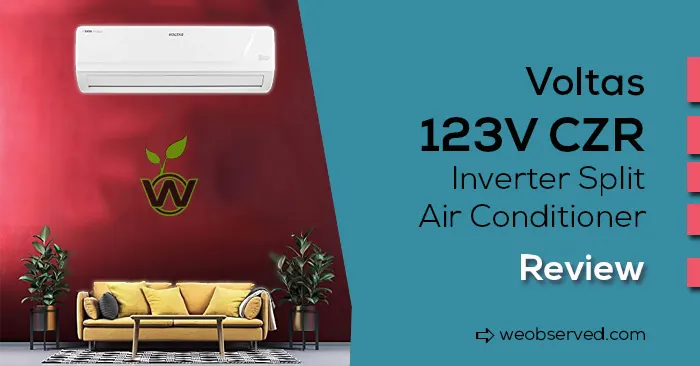 Voltas 123v Czr Inverter Split Ac Review 1 Ton 3 Star We Observed