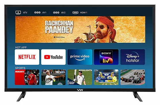 VW (40 inches) HD Ready Smart LED TV (VW40S)