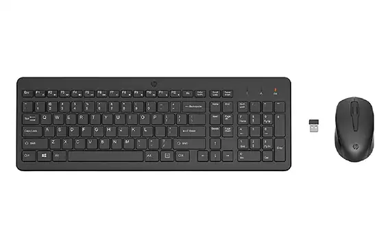 HP 330 Wireless Black Keyboard and Mouse Combo