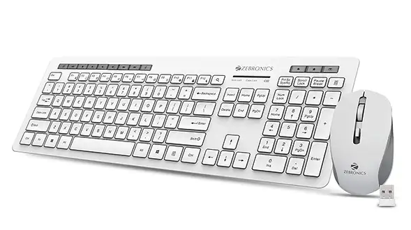 Zebronics Zeb-Companion 500 2.4GHz Wireless Keyboard & Mouse Combo