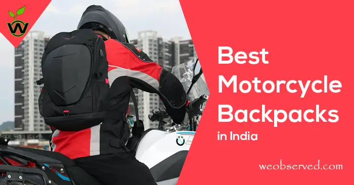 Best Motorcycle Backpacks in India