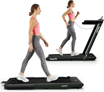 Goplus 2 in 1 Folding Treadmill