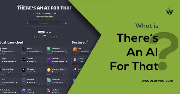 There’s An AI For That