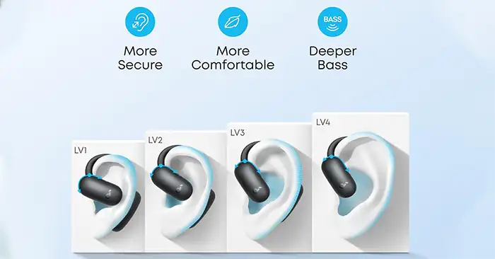 Anker Soundcore AeroFit 2 adjustable earbuds