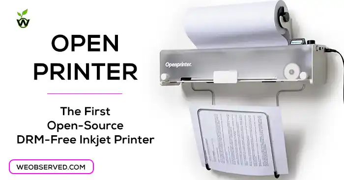 Open Printer open-source refillable inkjet printer