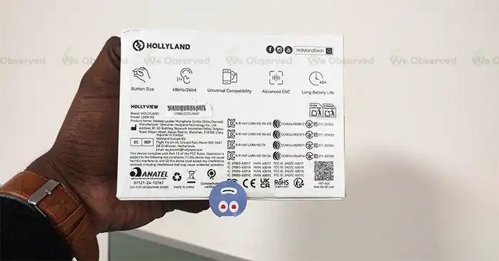 Hollyland Lark M2 Specifications