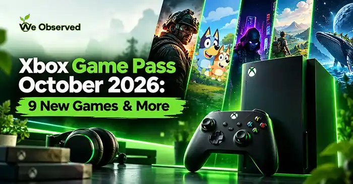 Xbox Game Pass October 2026: 9 New Games & More